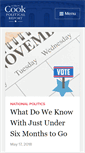 Mobile Screenshot of cookpolitical.com